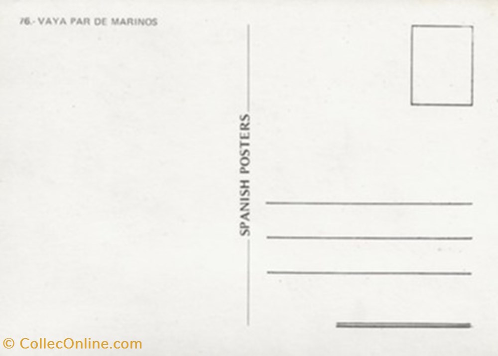 Vaya par de marinos cartes postales autres vaya par de marinos