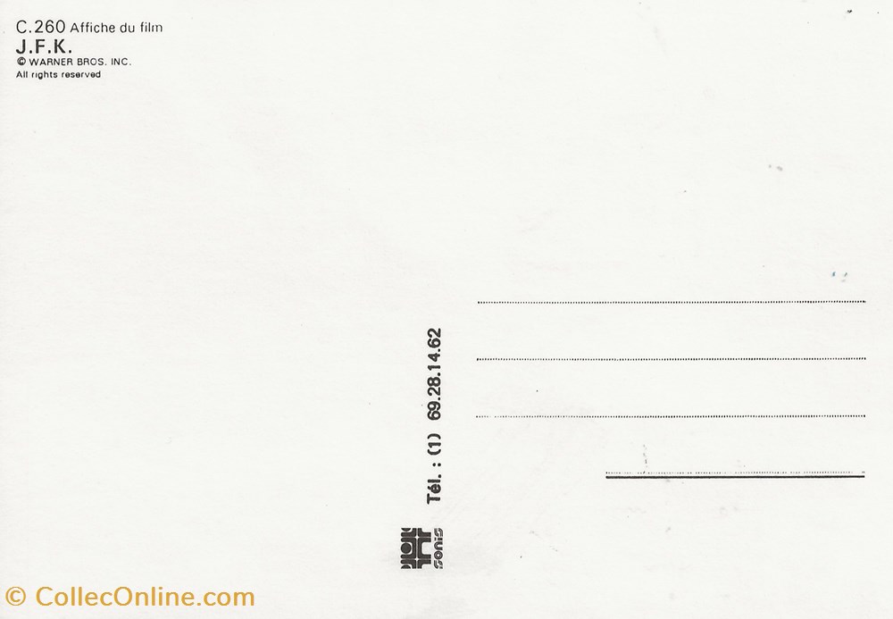 JFK cartes postales autres jfk