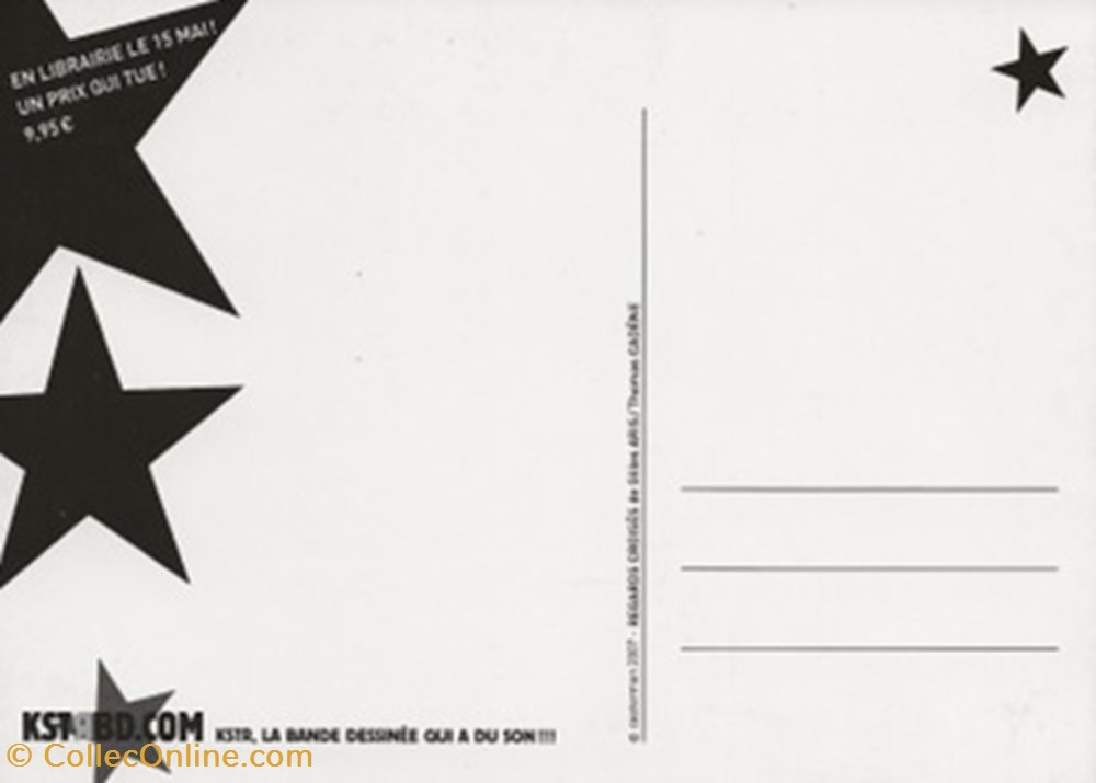KSTR éditions cartes postales bande dessinee kstr editions