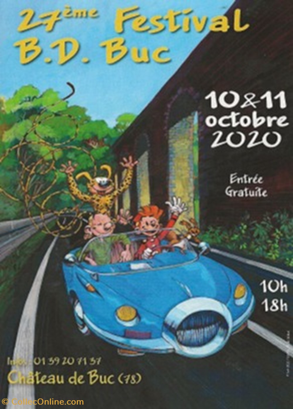 cartes postales bande dessinee buc 78 2020
