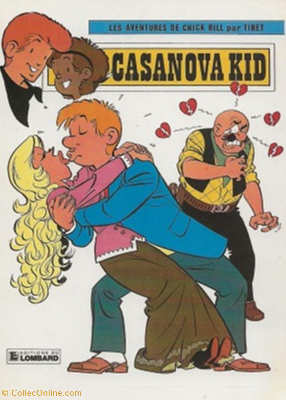 cartes postales bande dessinee chick bill