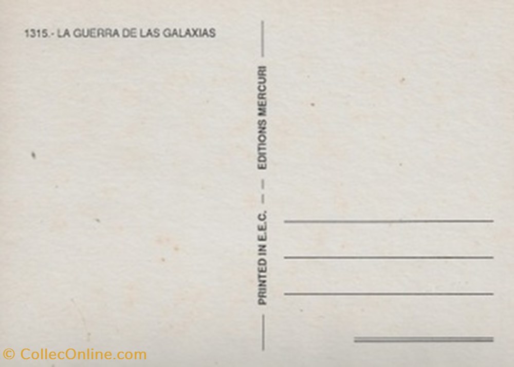 cartes postales autres la guerra de las galaxias