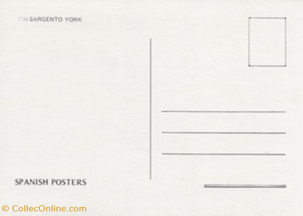 Sargento York cartes postales autres sargento york