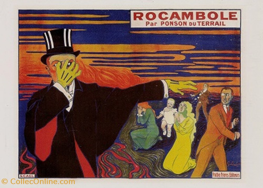 Rocambole cartes postales autres rocambole