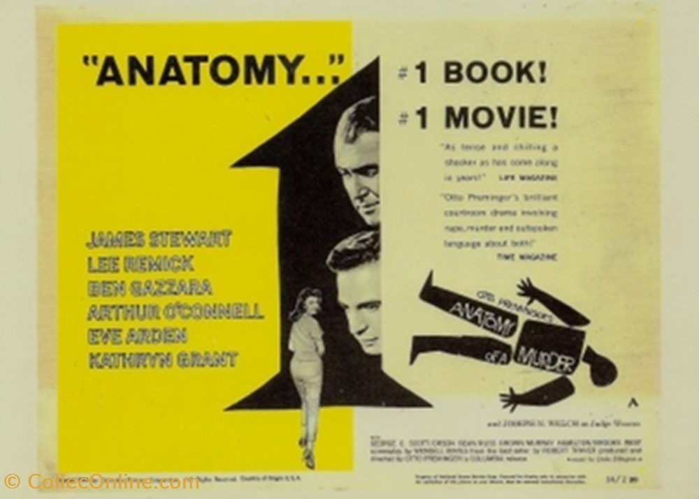 Anatomy of a murder cartes postales autres anatomy of a murder