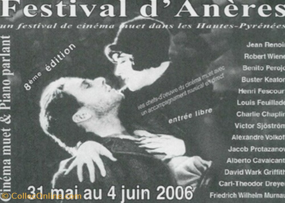 Anères Festival de cinéma muet 2006 cartes postales autres aneres festival de cinema muet 2006