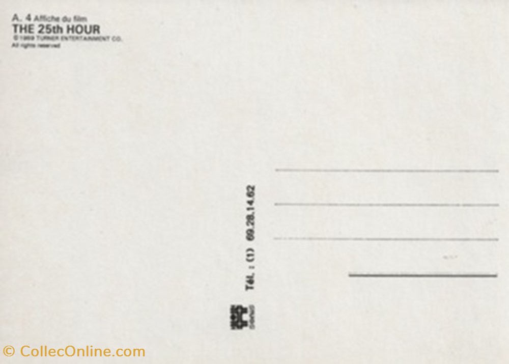 The 25th hour cartes postales autres the 25th hour