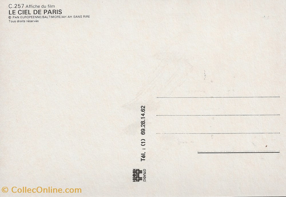 Dans le ciel de Paris cartes postales autres dans le ciel de paris