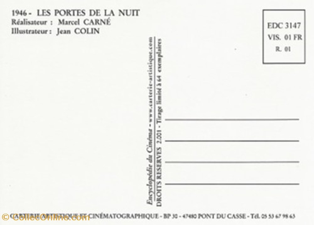 cartes postales autres les portes de la nuit