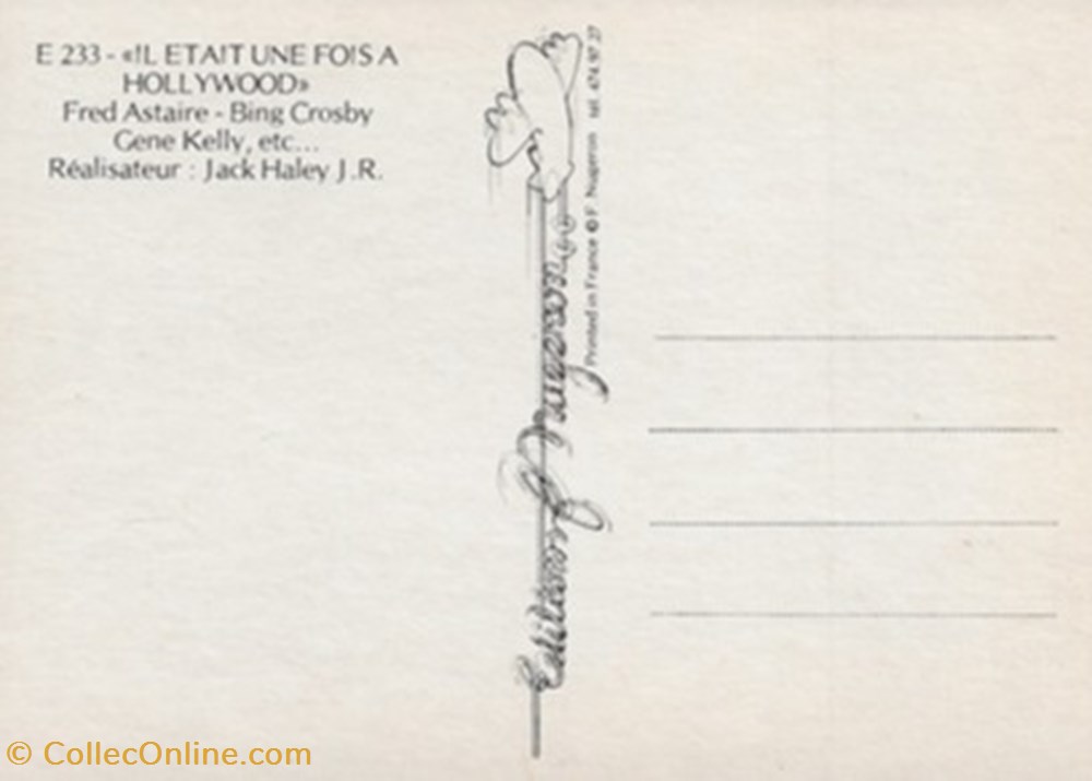 Il était une fois à Hollywod cartes postales autres il etait une fois a hollywod