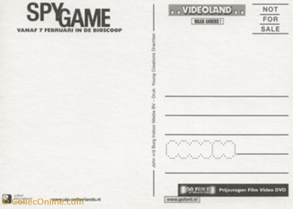 Spy game cartes postales autres spy game