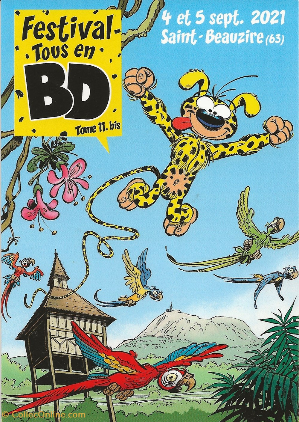 Saint-Beauzire (63) 2021 cartes postales bande dessinee saint beauzire 63 2021