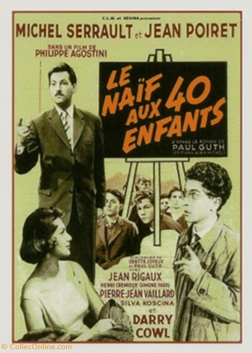 cartes postales autres le naif aux 40 enfants