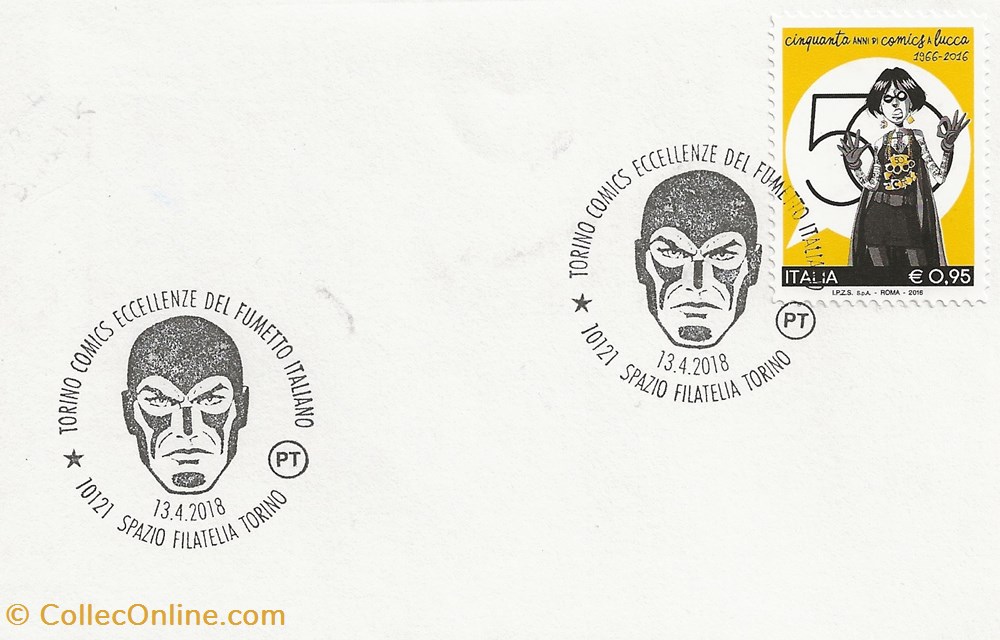 timbres torino italie 2018 torino comics eccellenze del fumetto italiano
