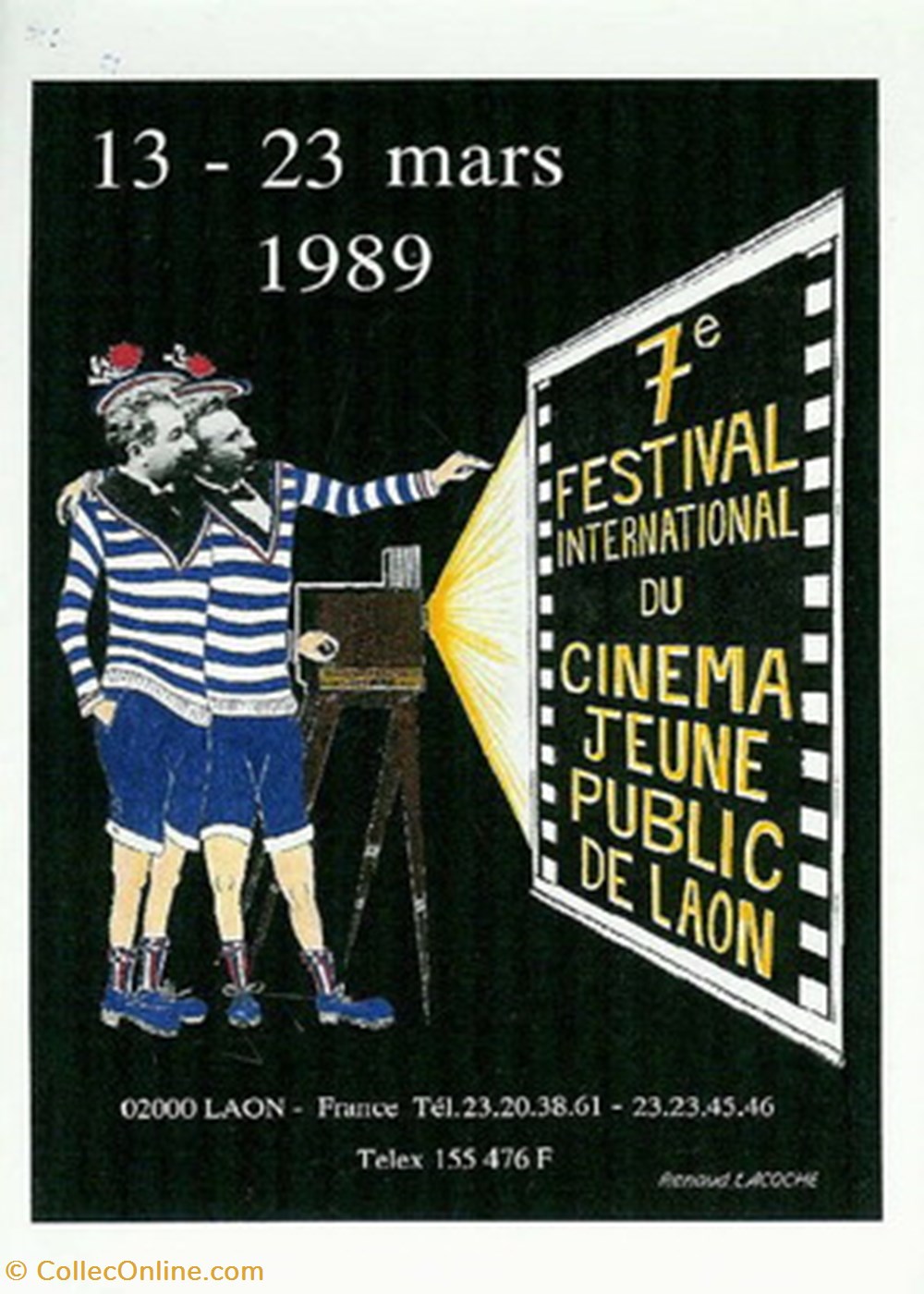 cartes postales autres laon festival de cinema jeune public 1989