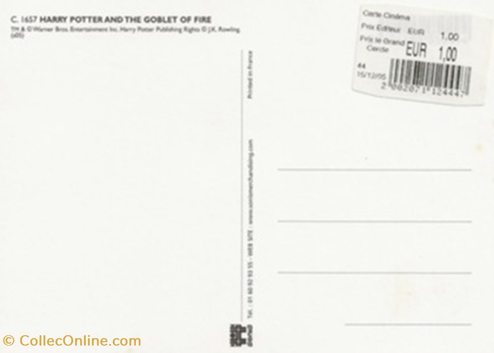 cartes postales autres harry potter and the goblet of fire