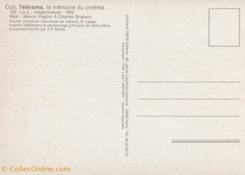 cartes postales autres la p respectueuse
