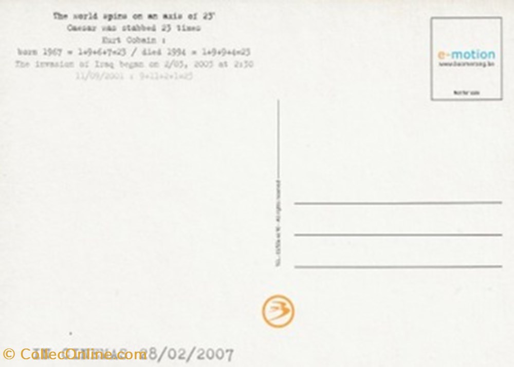 cartes postales autres the number 23