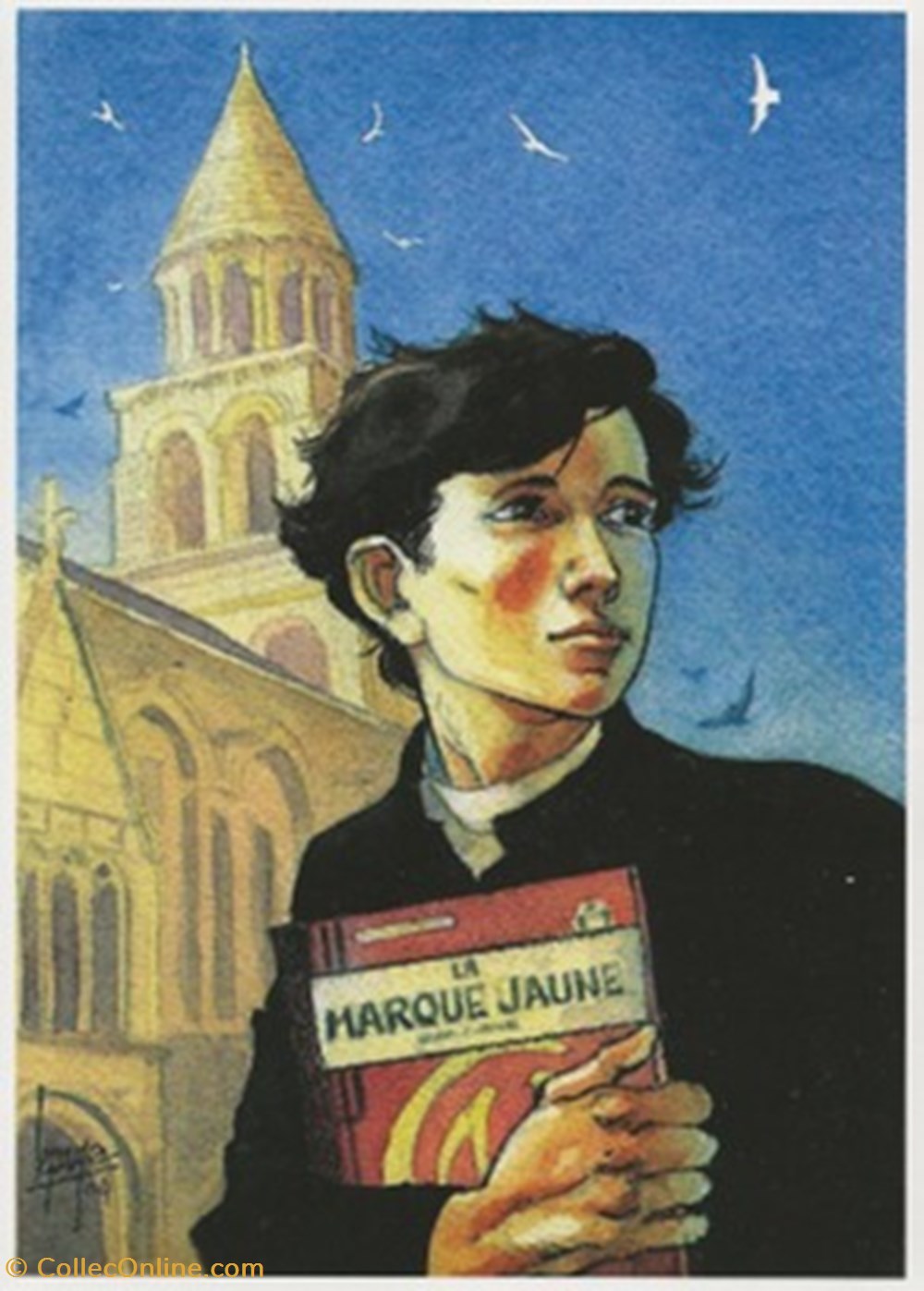 Ligugé (86) 2005 cartes postales bande dessinee liguge 86 2005