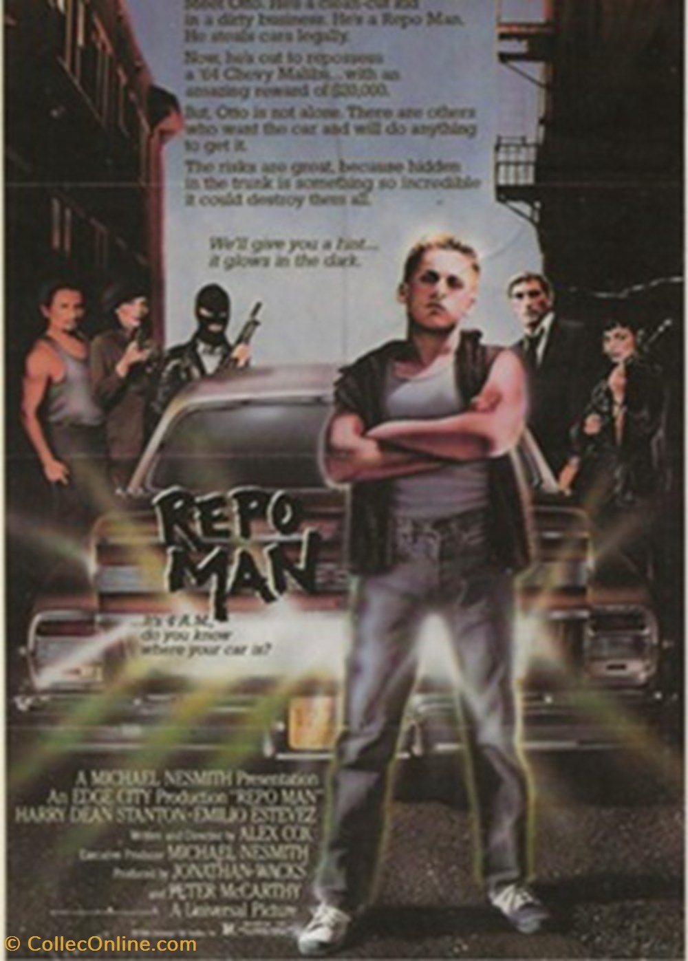 Repo man cartes postales autres repo man