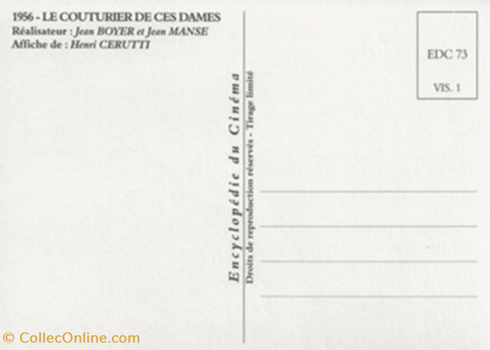Le couturier de ces dames cartes postales autres le couturier de ces dames
