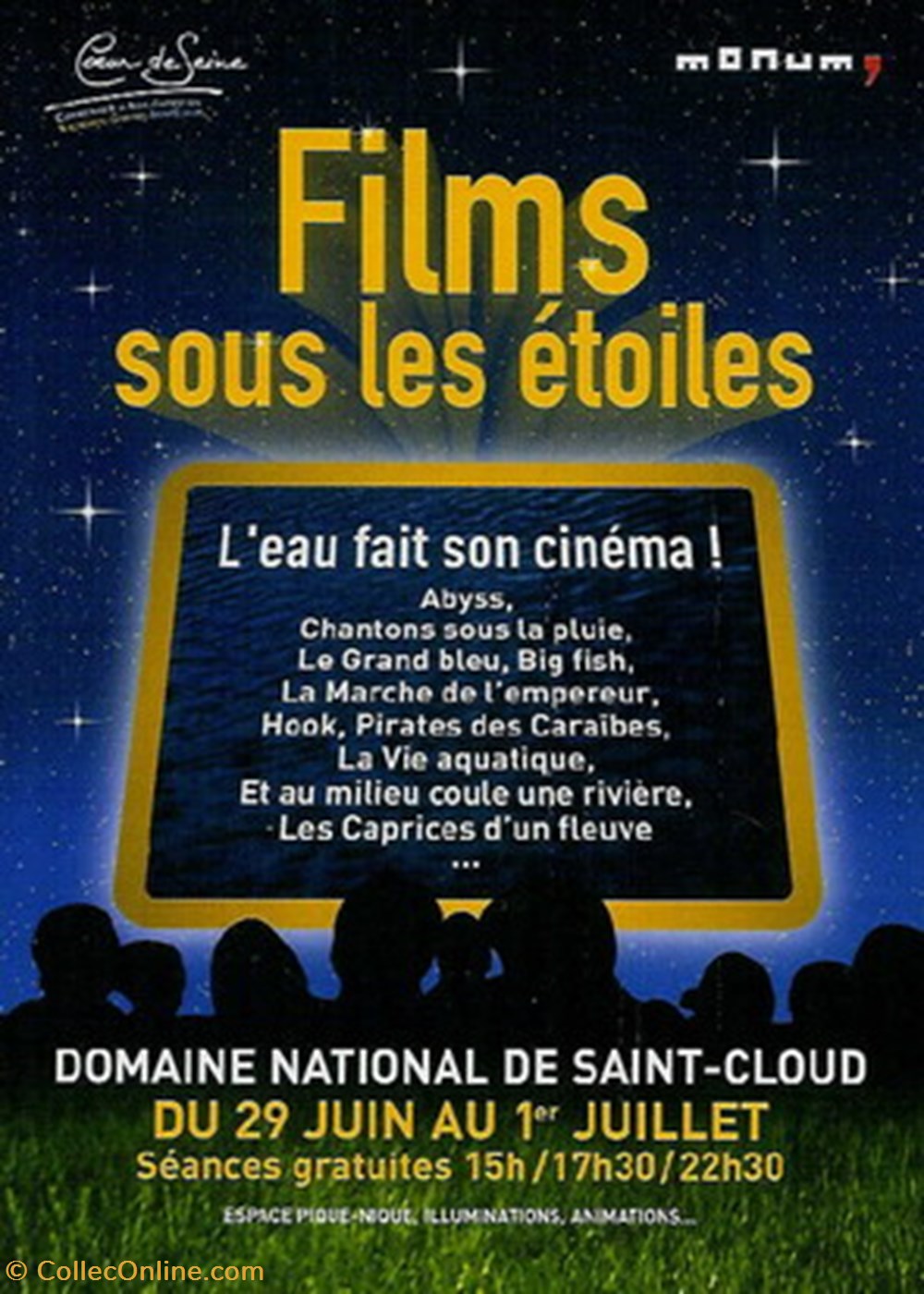 Saint Cloud Festival films sous les étoiles 2006 cartes postales autres saint cloud festival films sous les etoiles 2006