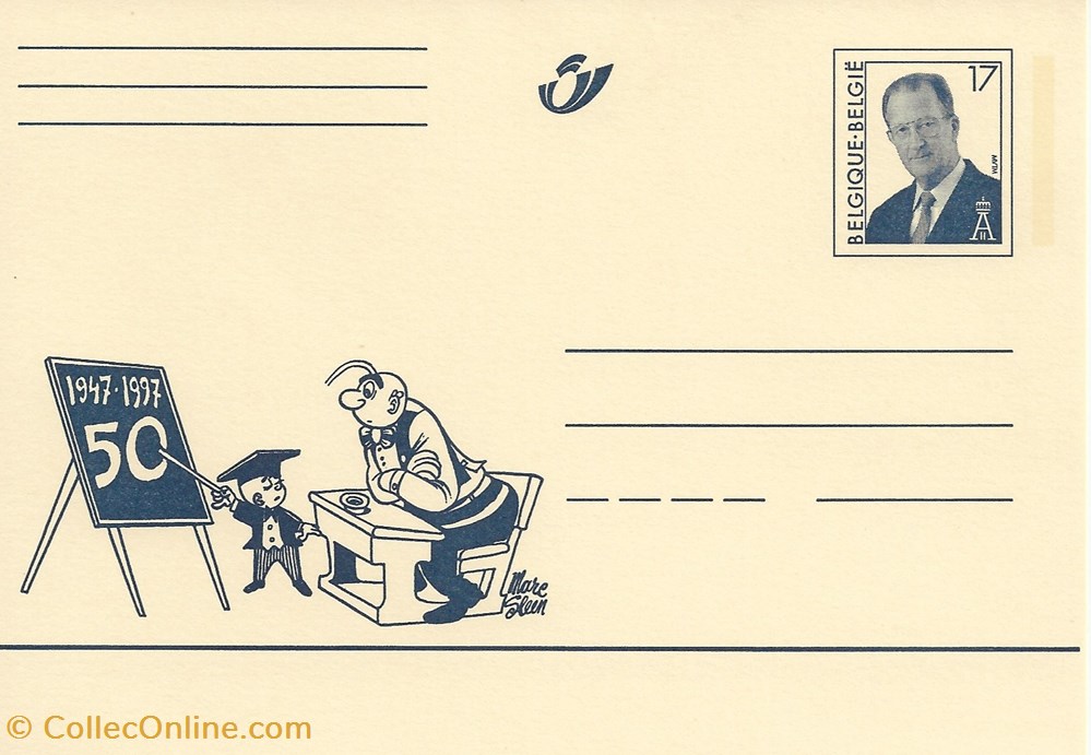 timbres zz pret a poster belgique 1997 nero 1947 1997