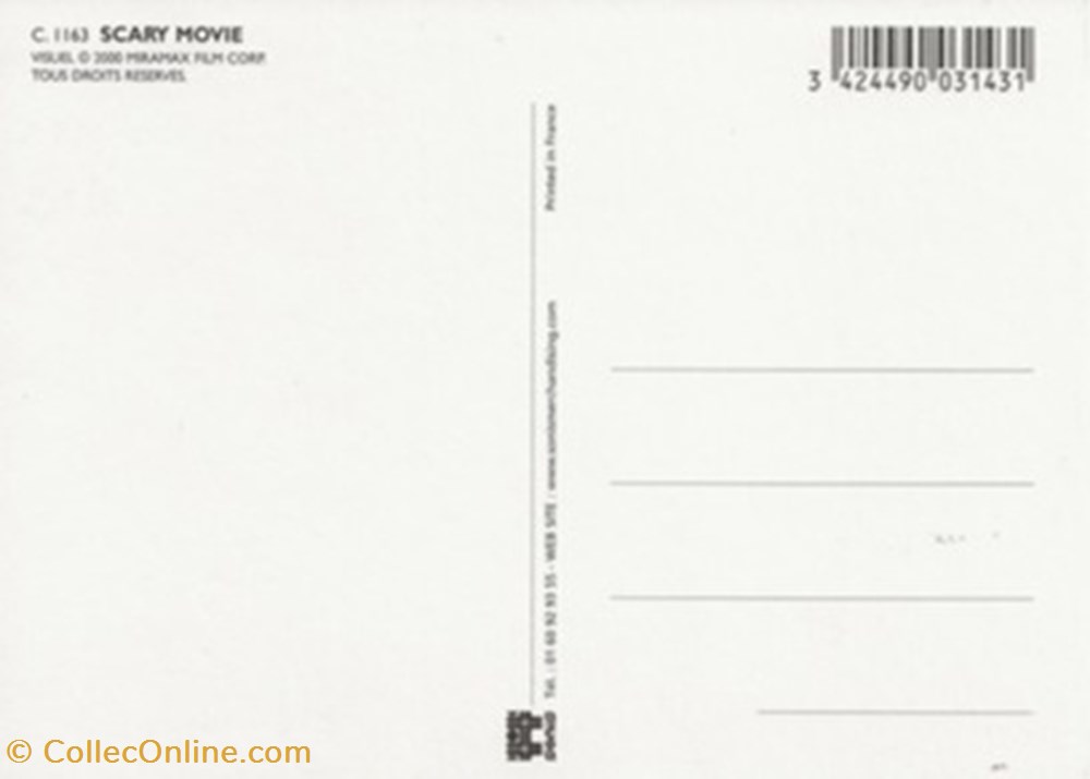 cartes postales autres scary movie