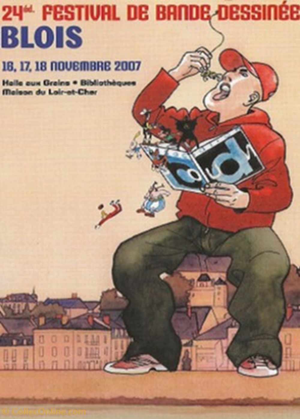 Blois (41) 2007 cartes postales bande dessinee blois 41 2007
