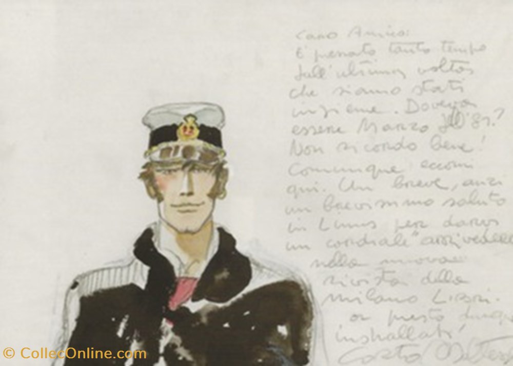 cartes postales bande dessinee corto maltese exposition