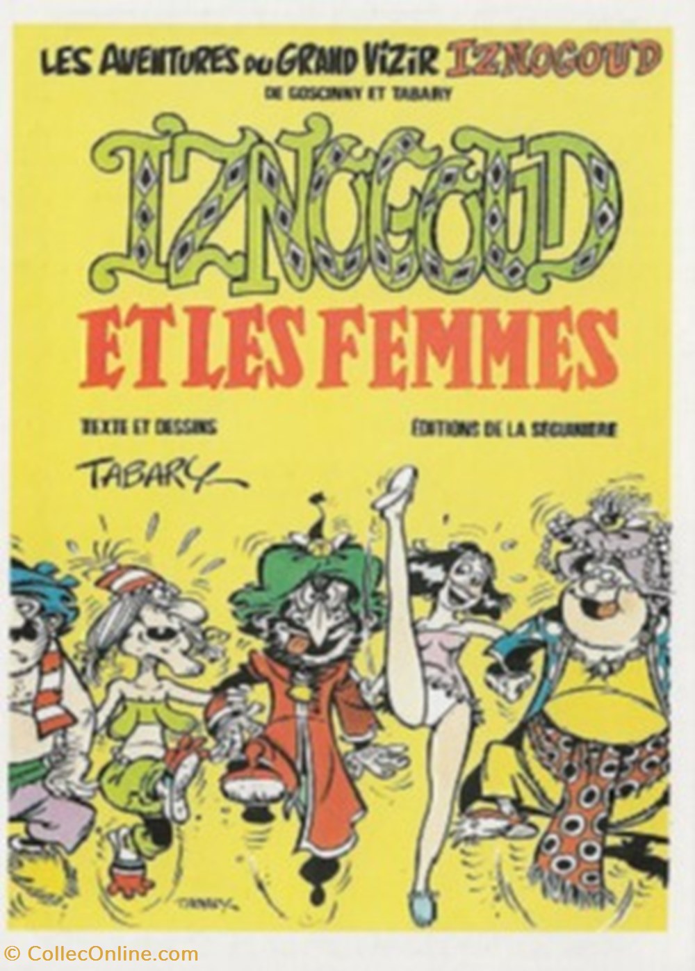 cartes postales bande dessinee iznogoud