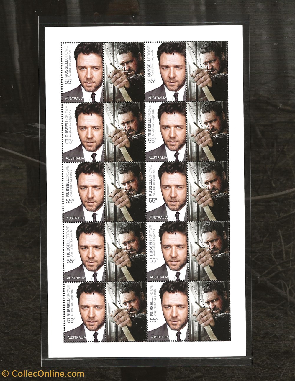 timbres zzz presentation pack australie 2010 robin hood