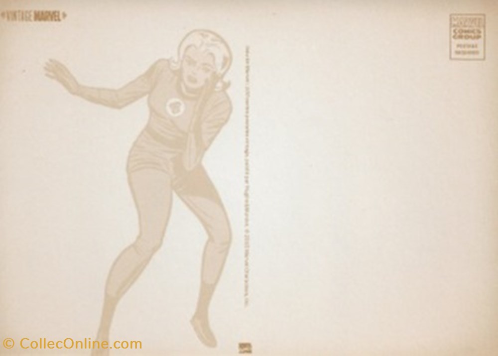 cartes postales bande dessinee marvel