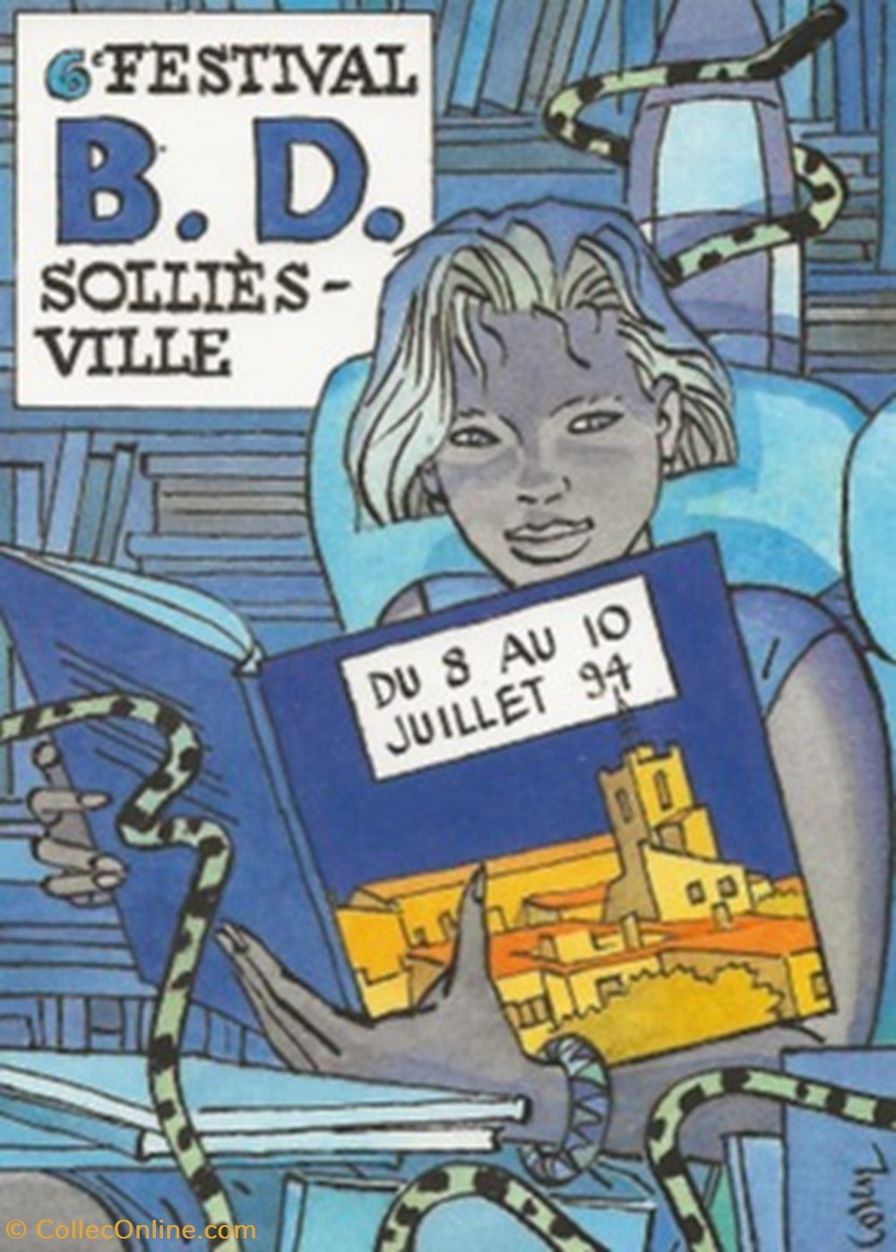 Solliès-Ville (83) 1994 cartes postales bande dessinee sollies ville 83 1994