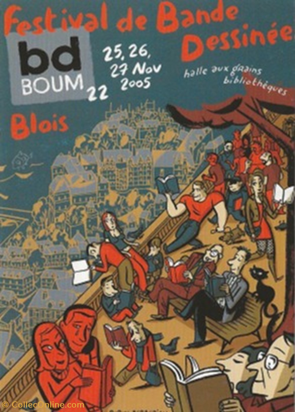 Blois (41) 2005 cartes postales bande dessinee blois 41 2005