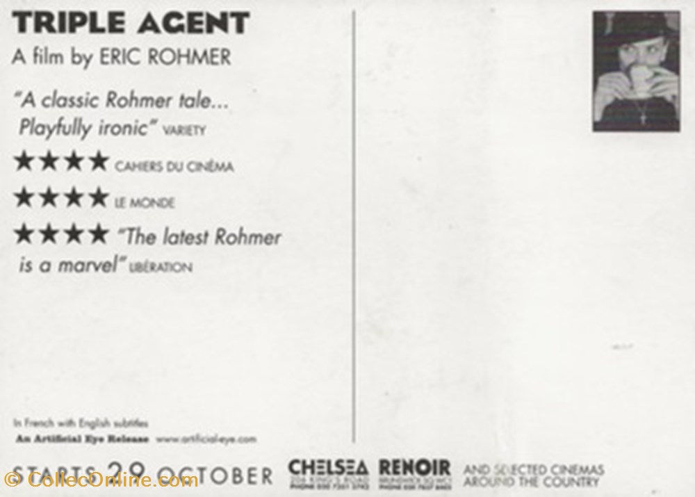 Triple agent cartes postales autres triple agent