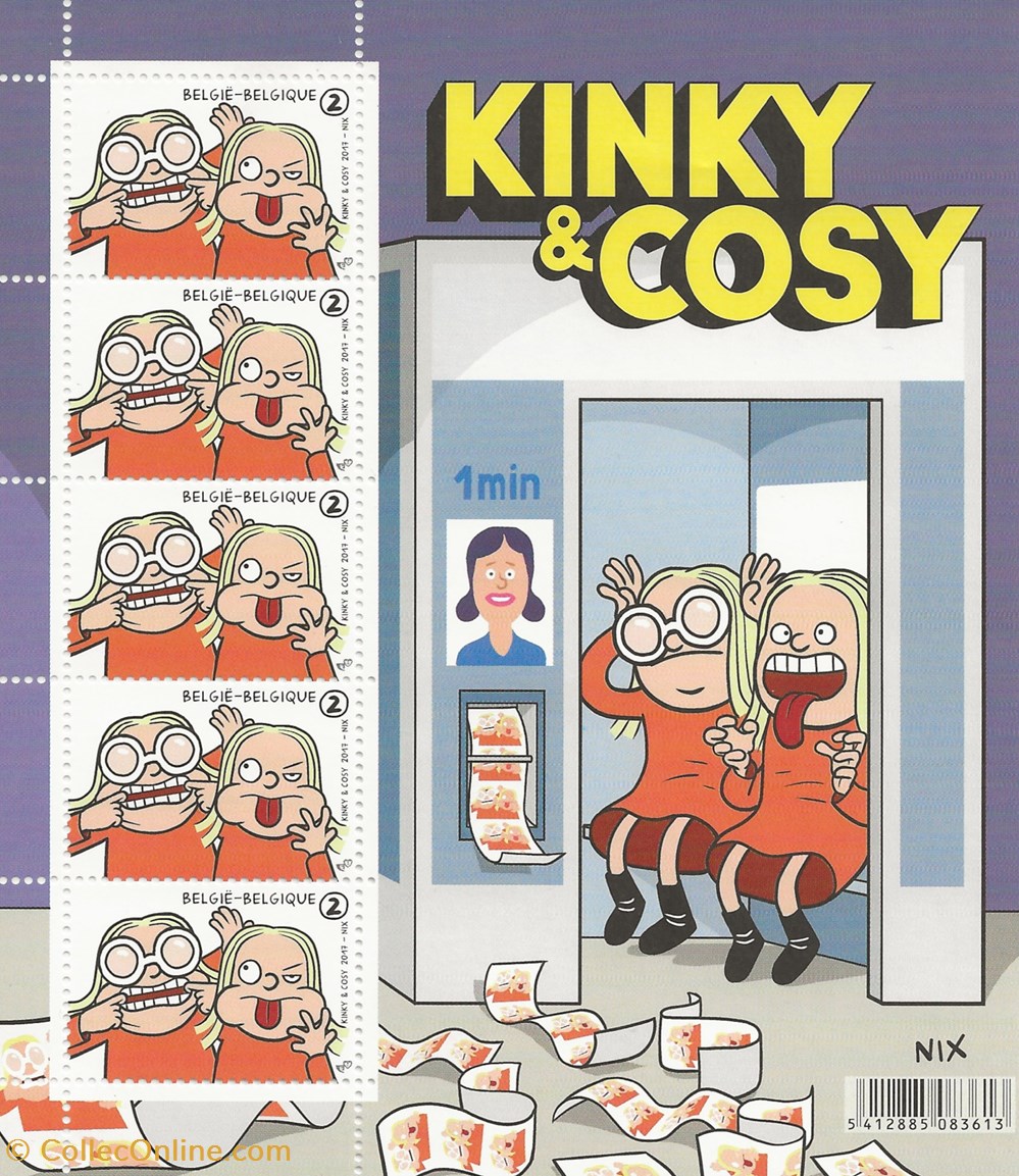 ZZZ - Belgique 2017 Bloc Kinky & Cosy timbres zzz belgique 2017 bloc kinky cosy