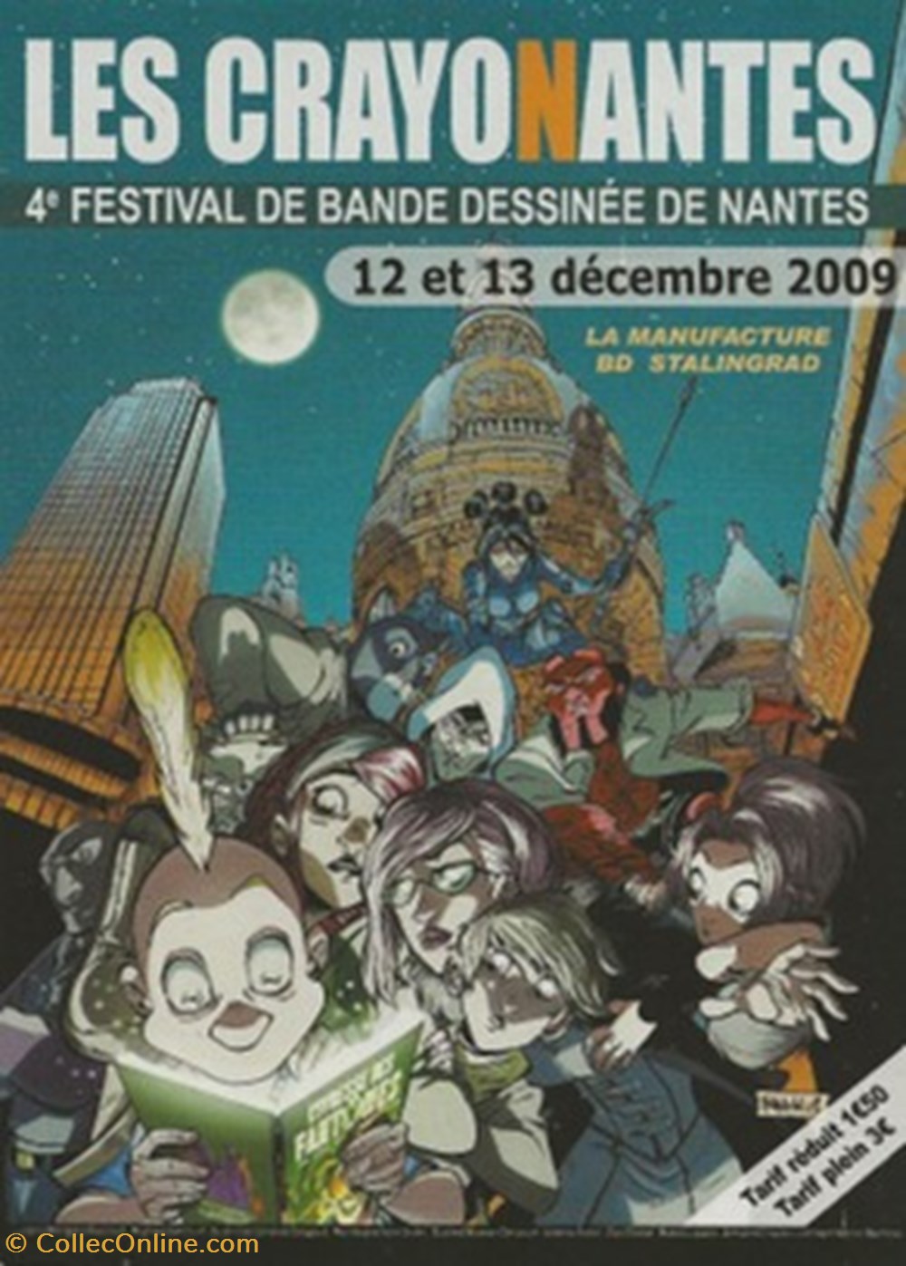 Nantes (44) 2009 cartes postales bande dessinee nantes 44 2009