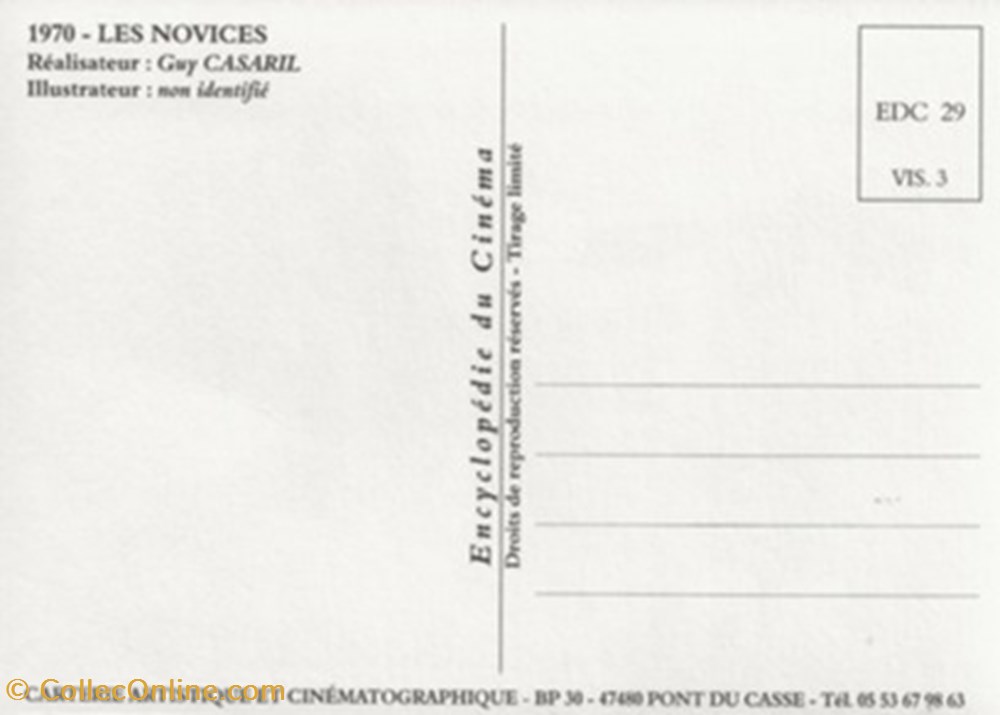 cartes postales autres les novices