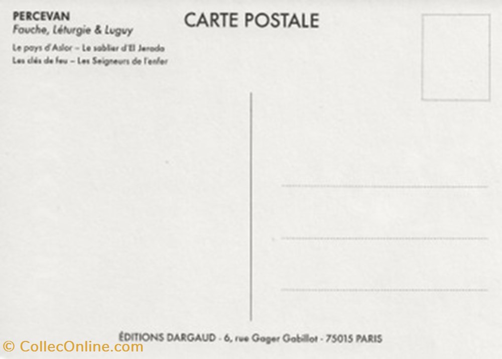 cartes postales bande dessinee percevan