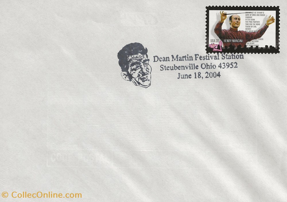 Steubenville (Etats Unis) 2004 Dean Martin station timbres steubenville etats unis 2004 dean martin station