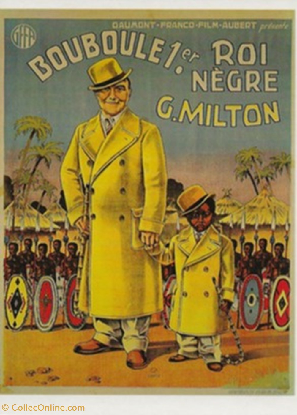 cartes postales autres bouboule 1er roi negre