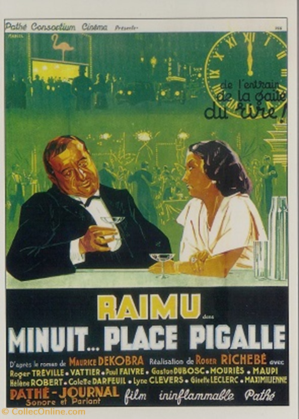 cartes postales autres minuit place pigalle