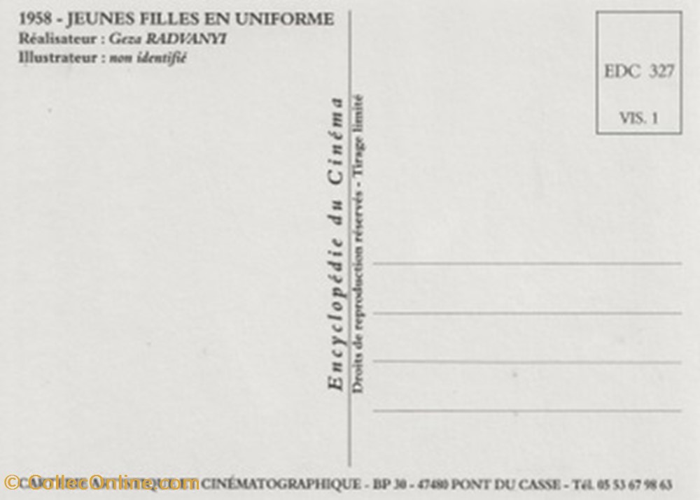Jeunes filles en uniforme cartes postales autres jeunes filles en uniforme