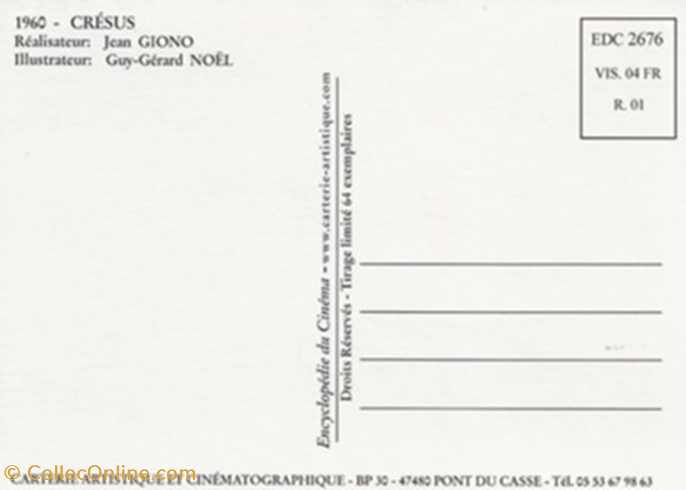 Crésus cartes postales autres cresus