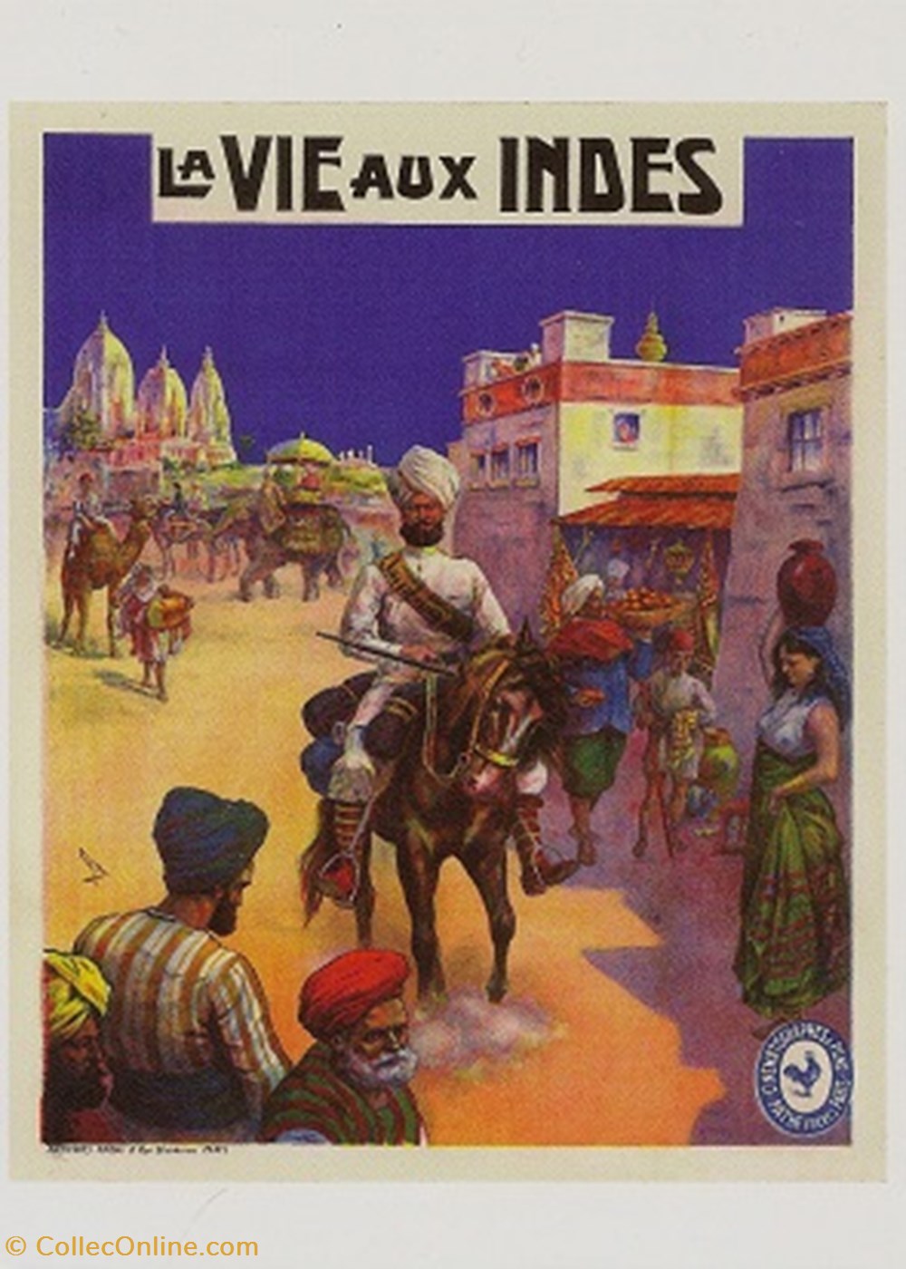 cartes postales autres la vie aux indes