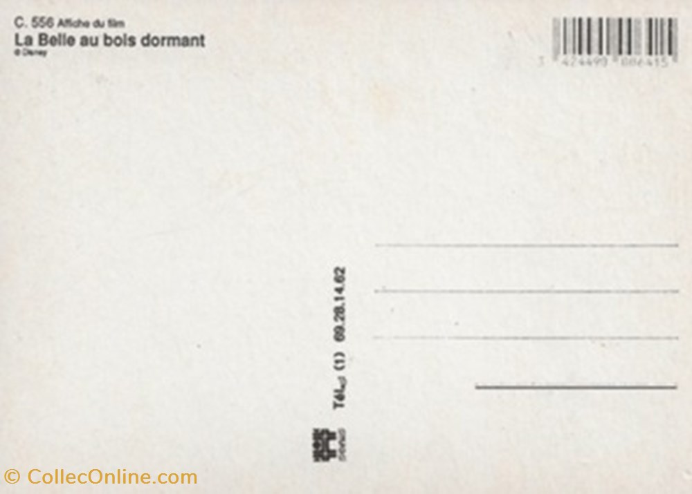 La belle au bois dormant cartes postales autres la belle au bois dormant