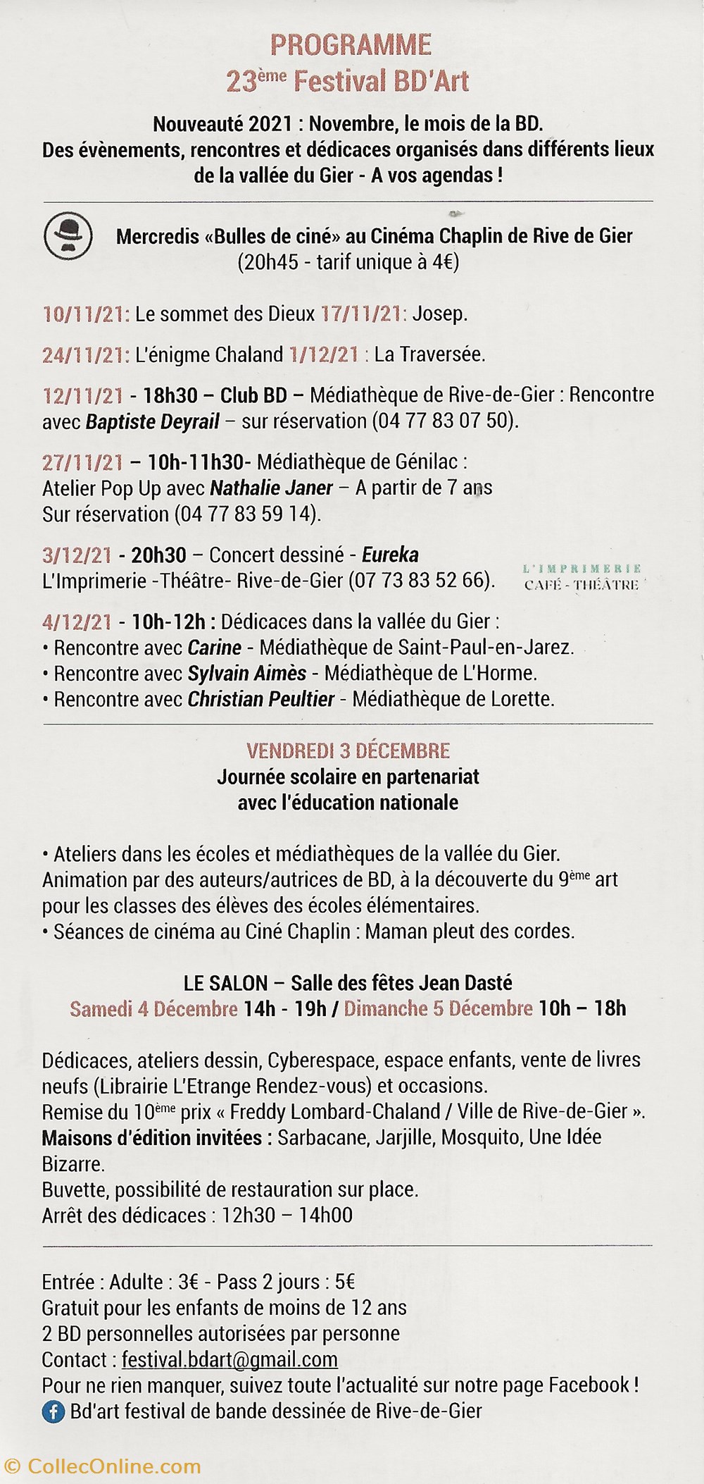 Rive de Gier (42) 2021 cartes postales bande dessinee rive de gier 42 2021
