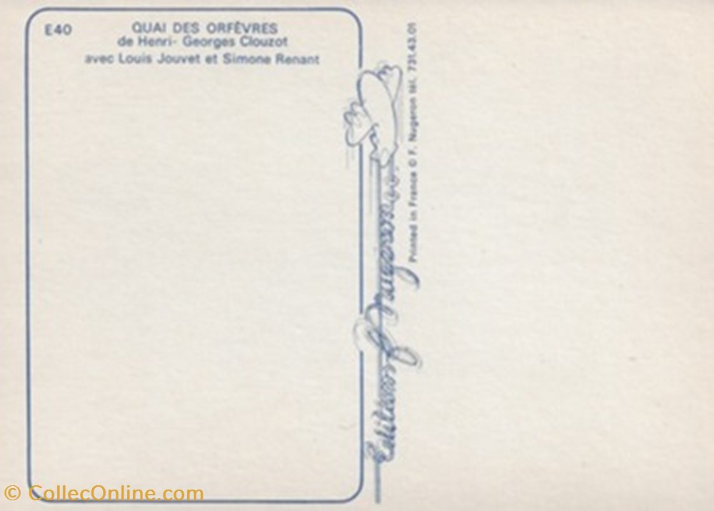 Quai des orfèvres 2 cartes postales autres quai des orfevres