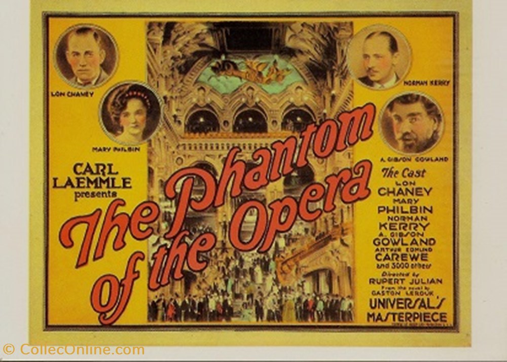 cartes postales autres the phantom of the opera